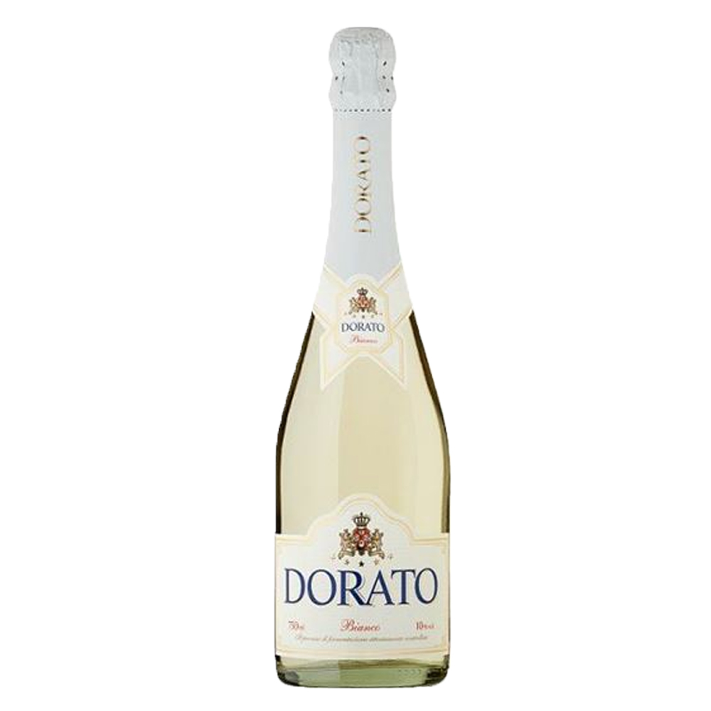 Wino musujące Dorato Gold 10% białe słodkie 750 ml