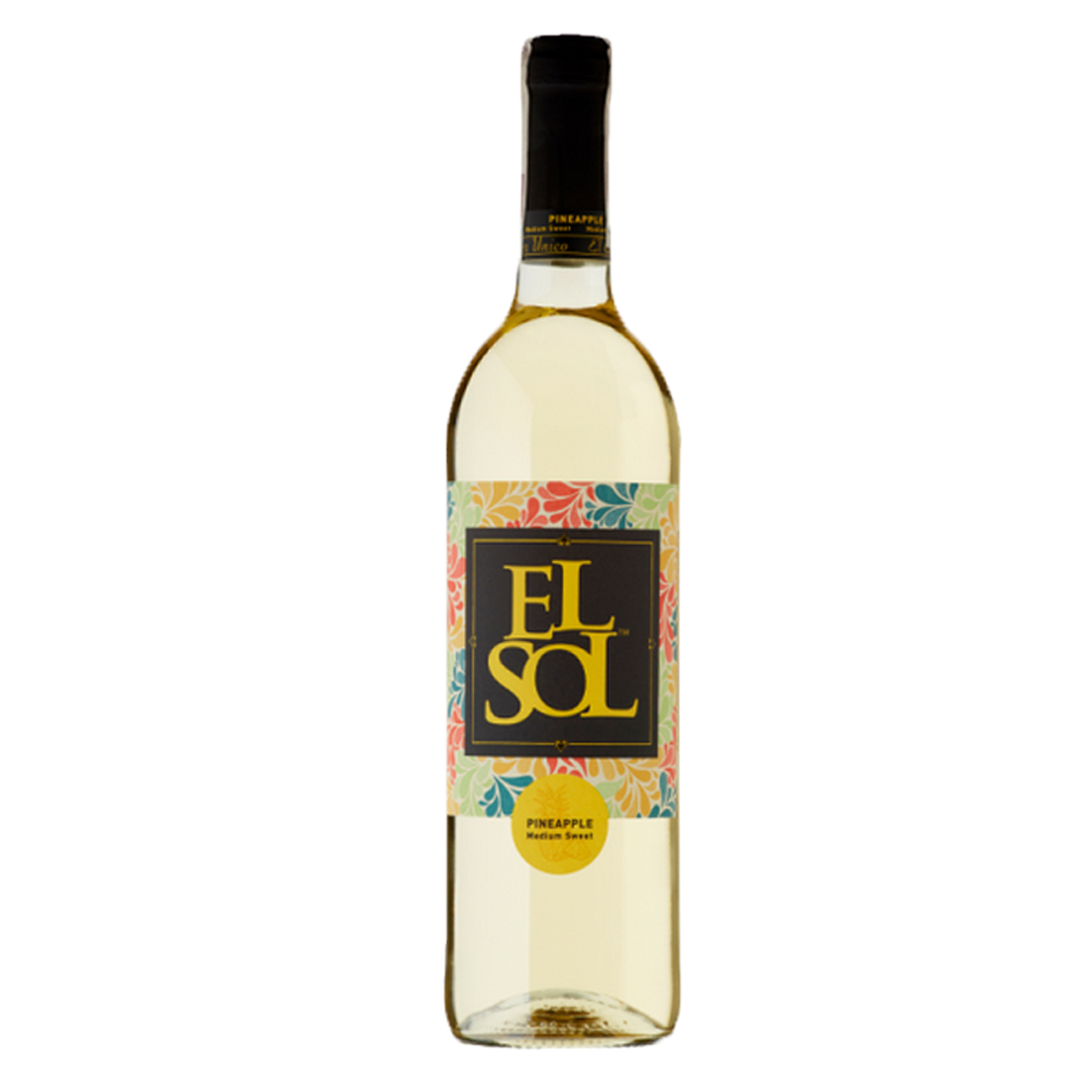 Wino El Sol Ananas 9% białe półsłodkie 750 ml