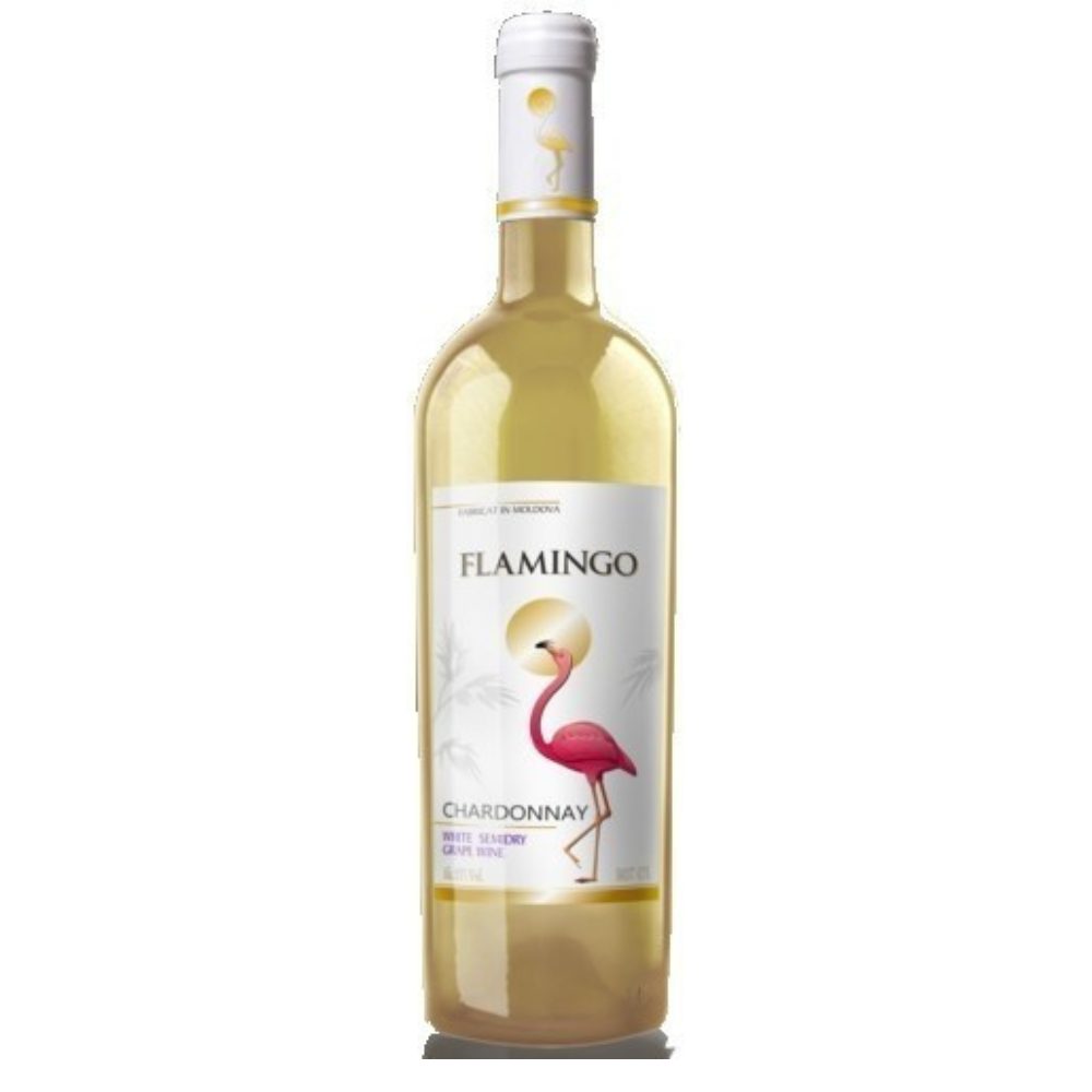 Wino Flamingo Chardonnay 11% białe półwytrawne 750 ml