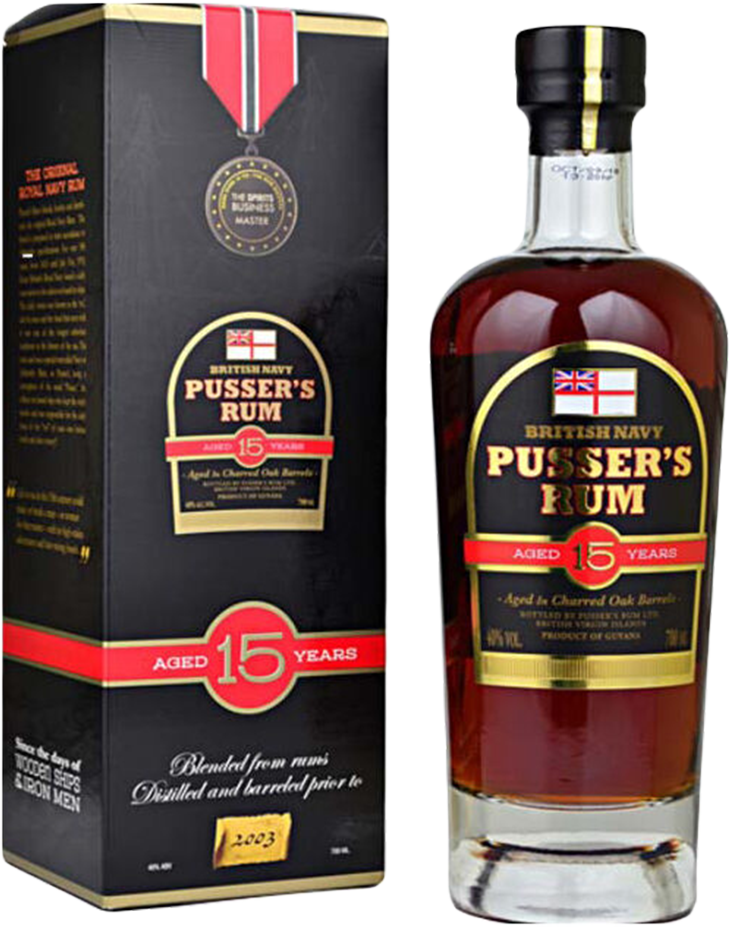 Rum Pusser's 15 YO 40% 700 ml