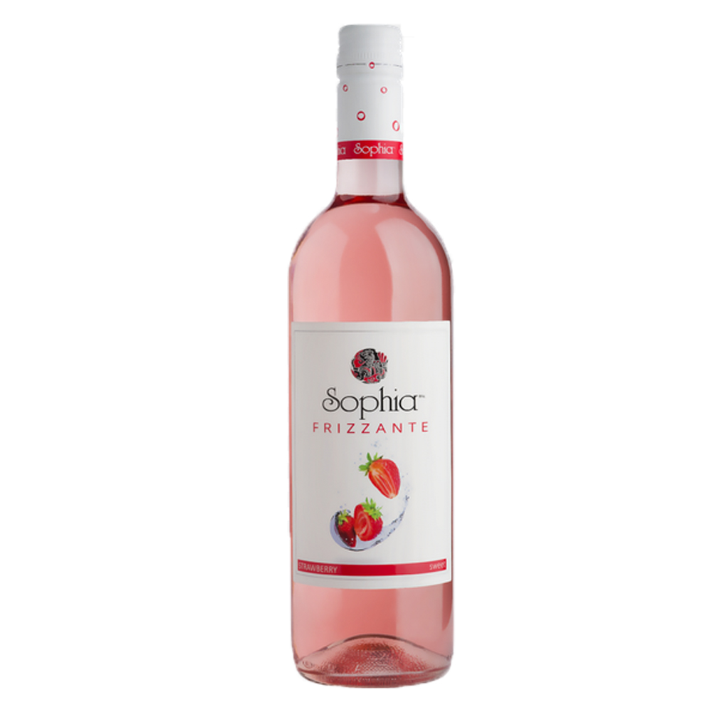 Wino Sophia Frizzante Strawberry 11% różowe słodkie 750 ml