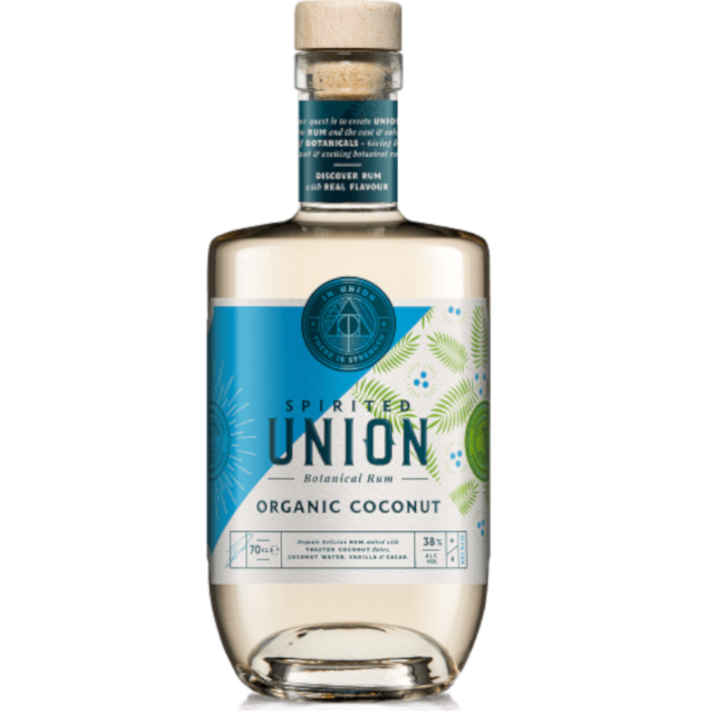 Union Organic Cocounut Rum 38% 700 ml
