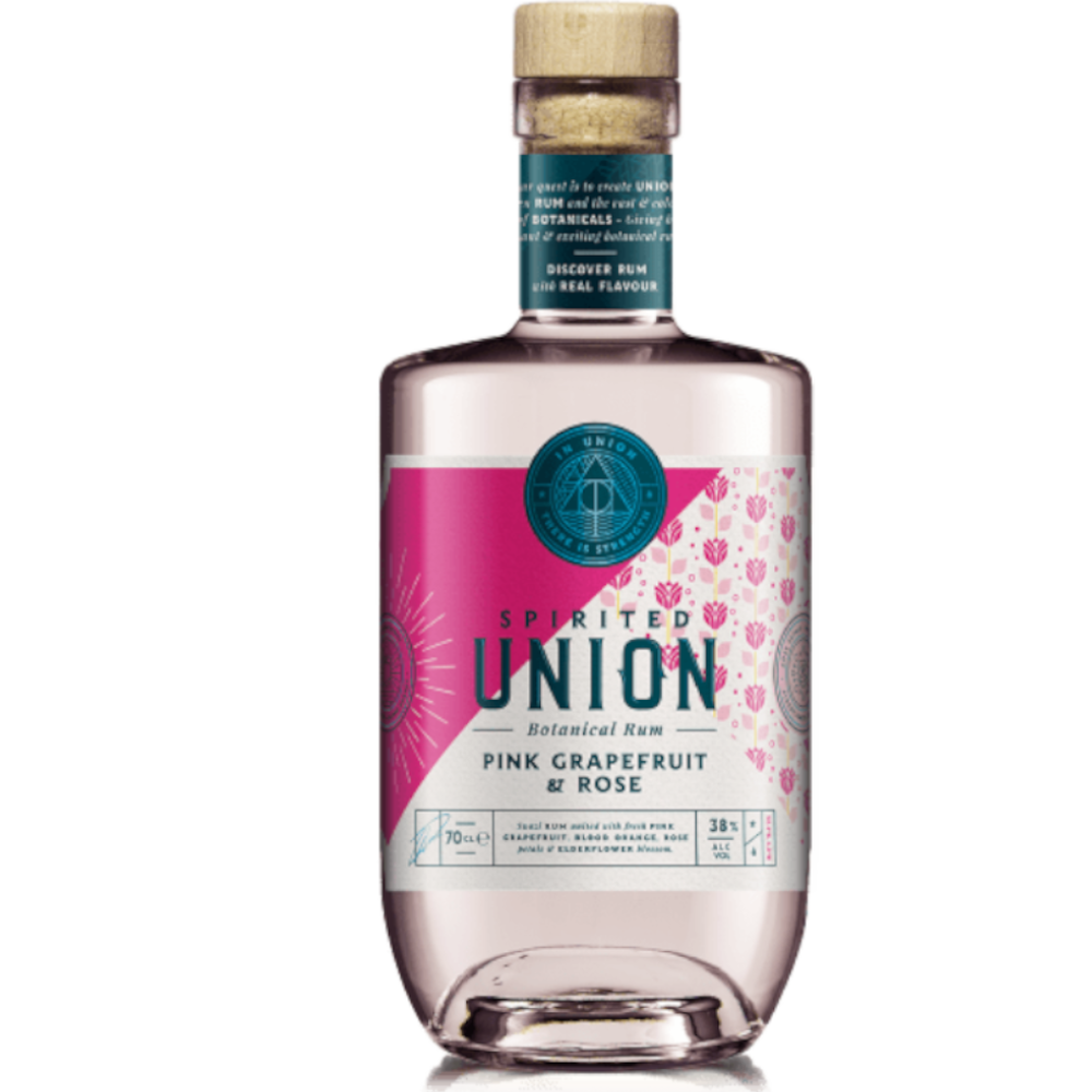 Union Pink Grapefruit & Rose Rum 700 ml 38%