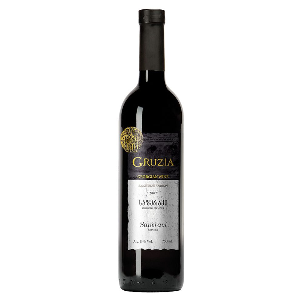 Wino Gruzia Saperavi 12% czerwone wytrawne 13%