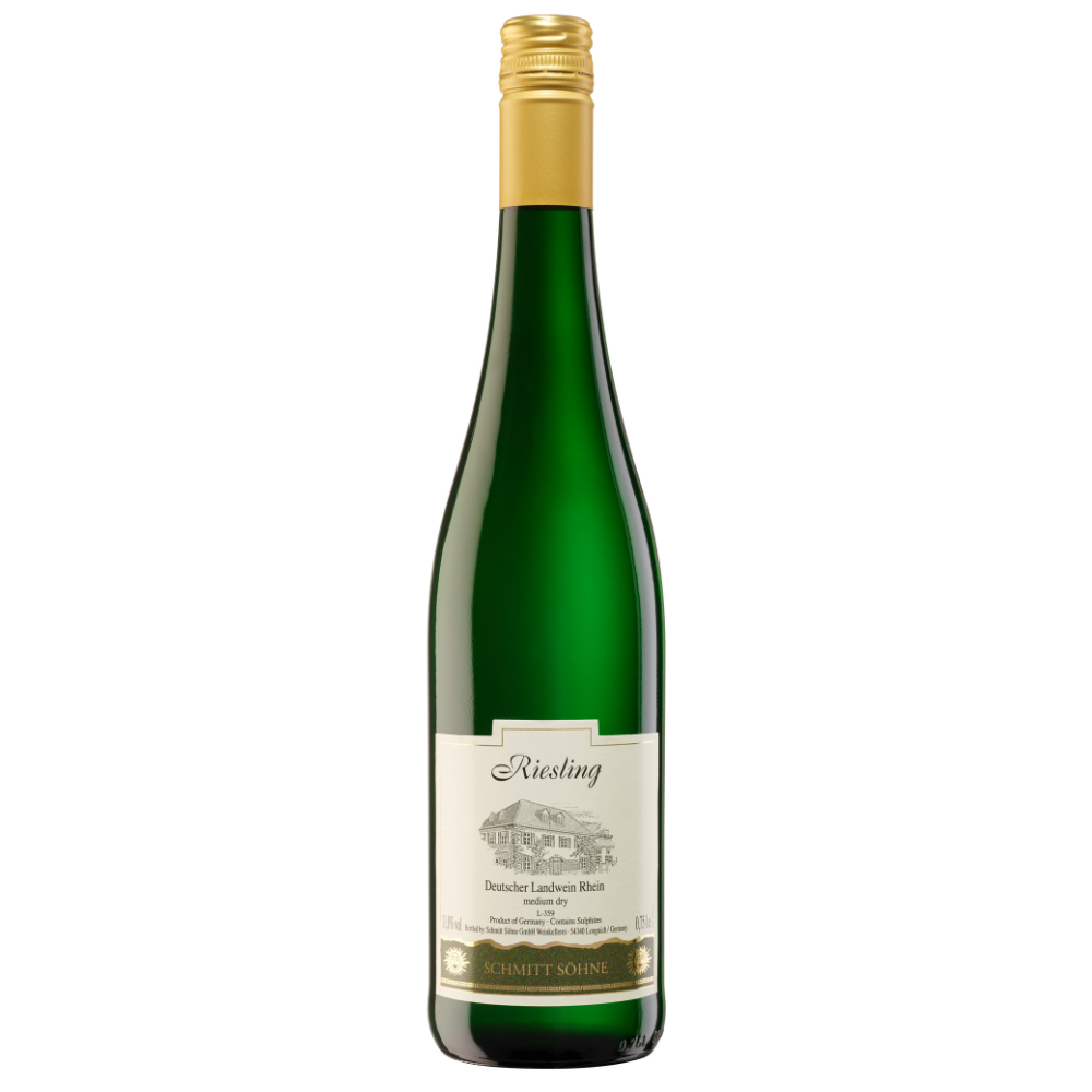 Wino Schmitt Sohne Riesling Landwein Rhein 11% białe półwytrawne 750 ml