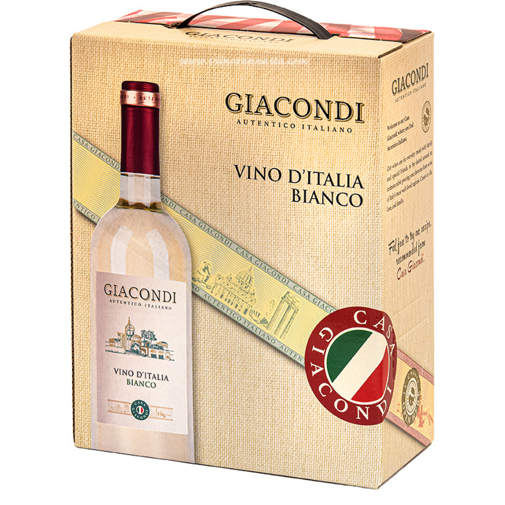 Wino Giacondi Bianco Bag in Box 11,5% białe wytrawne 3000 ml