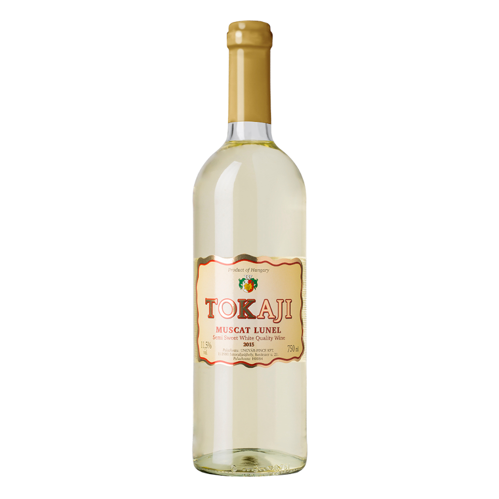 Wino Tokaji Muscat Lunel 11,5% białe półsłodkie 750 ml
