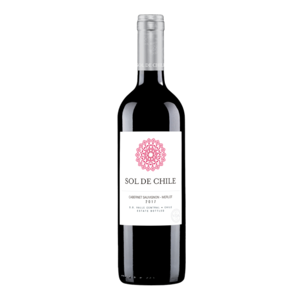 Wino Sol De Chile Cabernet Sauv-merlot 12,5% czerwone wytrawne 750 ml