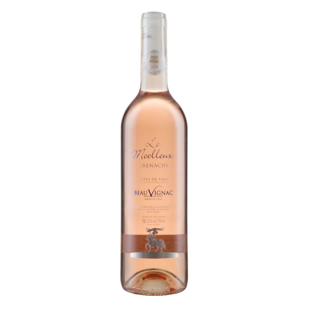 Wino Meolleux Cotes De Thau 11,5% różowe półsłodkie 750 ml
