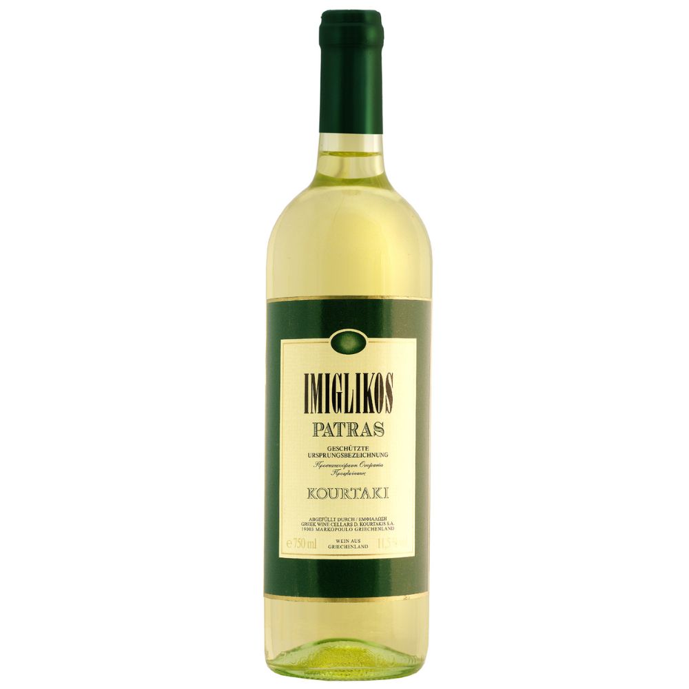 Wino Imiglikos Patras Kourtaki White VQPRD 11,5% białe półsłodkie 750 ml