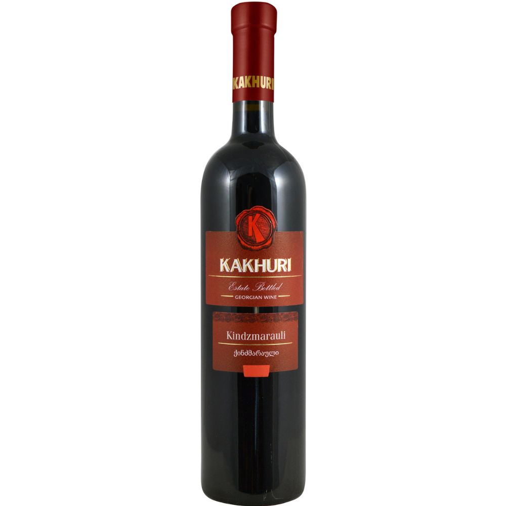 Wino Kakhuri Kindzmarauli Red Semi Sweet 11,5% czerwone półsłodkie 750 ml