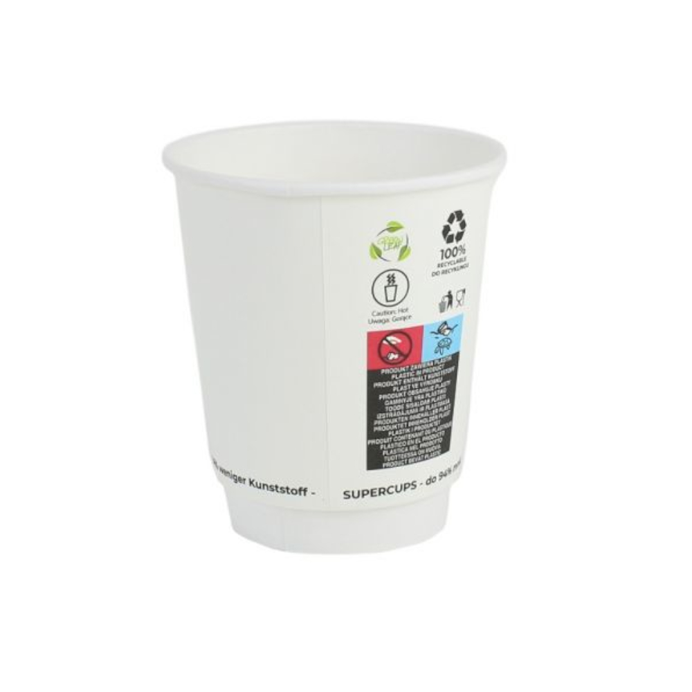 Kubek papierowy biały 300 ml 25 sztuk