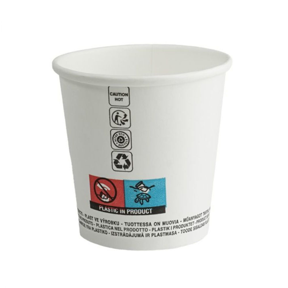 Kubek papierowy biały 100 ml 50 sztuk