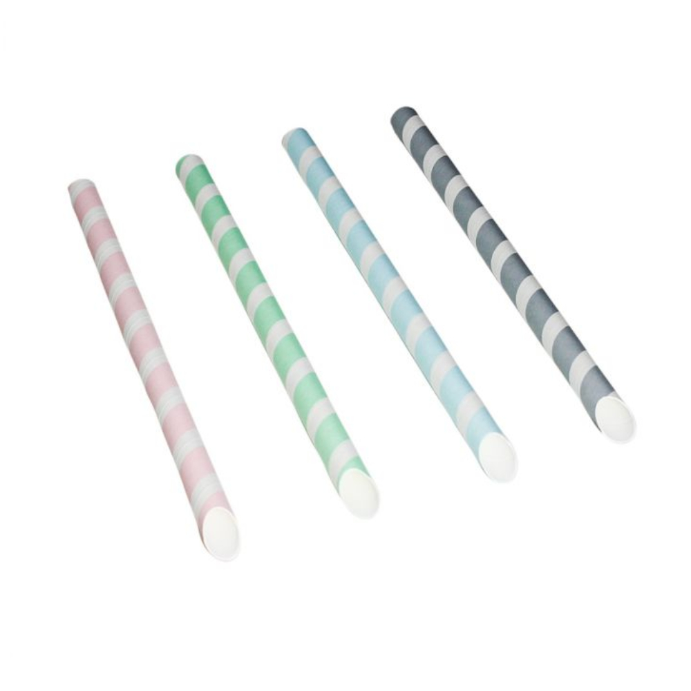 Słomki papierowe Bubble Tea 20 cm 200 sztuk