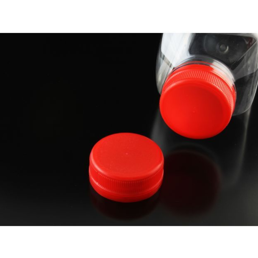 Nakrętka do butelki PET czerwona 100 sztuk