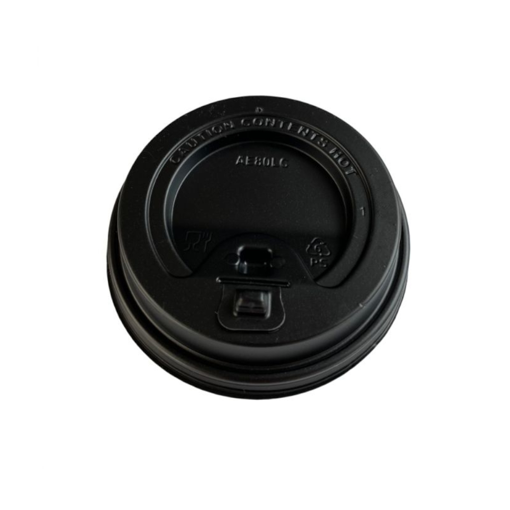 Dekiel do kubka czarny 250 ml 100 sztuk