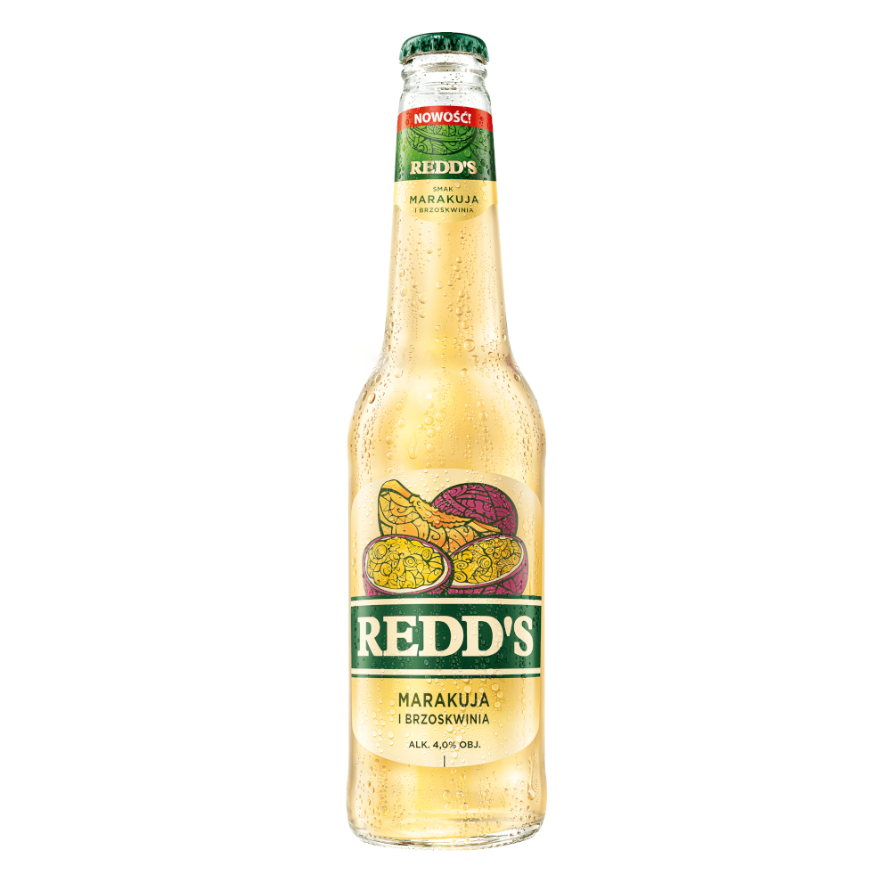Piwo Redd’s Marakuja i Brzoskwinia 4% 500 ml
