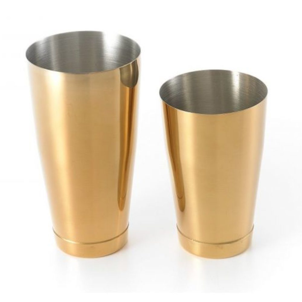 BarUP Shaker Boston 2-częściowy typu TIN&TIN złoty 700 ml + 500 ml