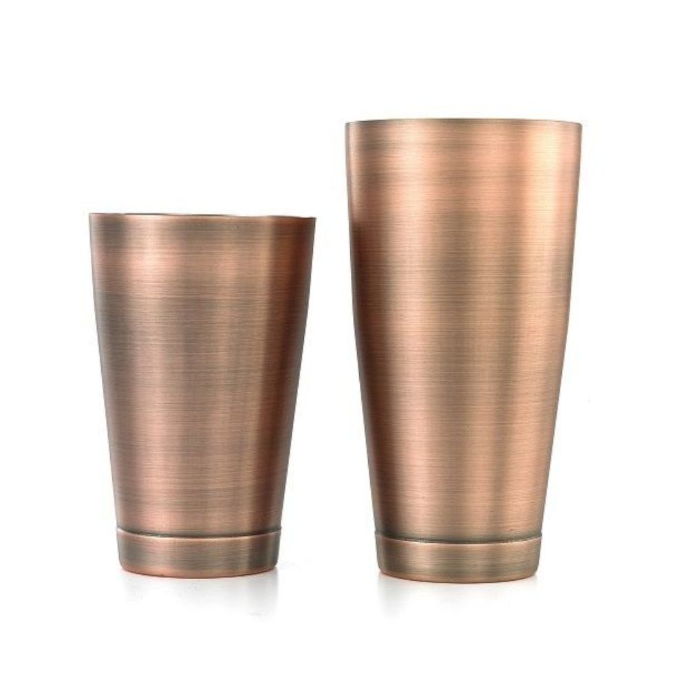 BarUP Shaker Boston 2-częściowy typu TIN&TIN miedź 700 ml + 500 ml