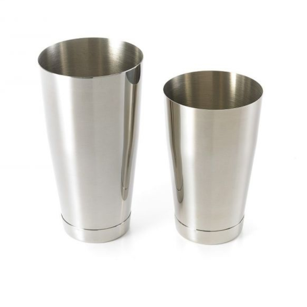 BarUP Shaker Boston 2-częściowy typu TIN&TIN srebro 700 ml + 500 ml