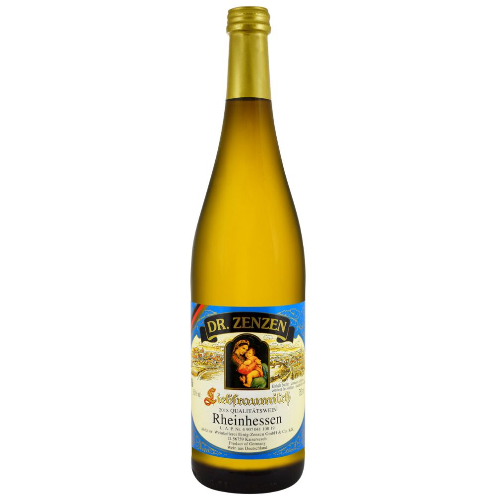 Wino Dr Zenzen Liebfraumilch Rheinhessen Qualitätswein 9,5% białe półsłodkie 750 ml