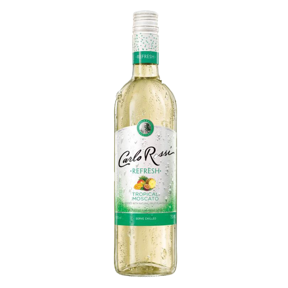 Wino Carlo Rossi Refresh Tropical Moscato 10,5%  białe słodkie 750 ml