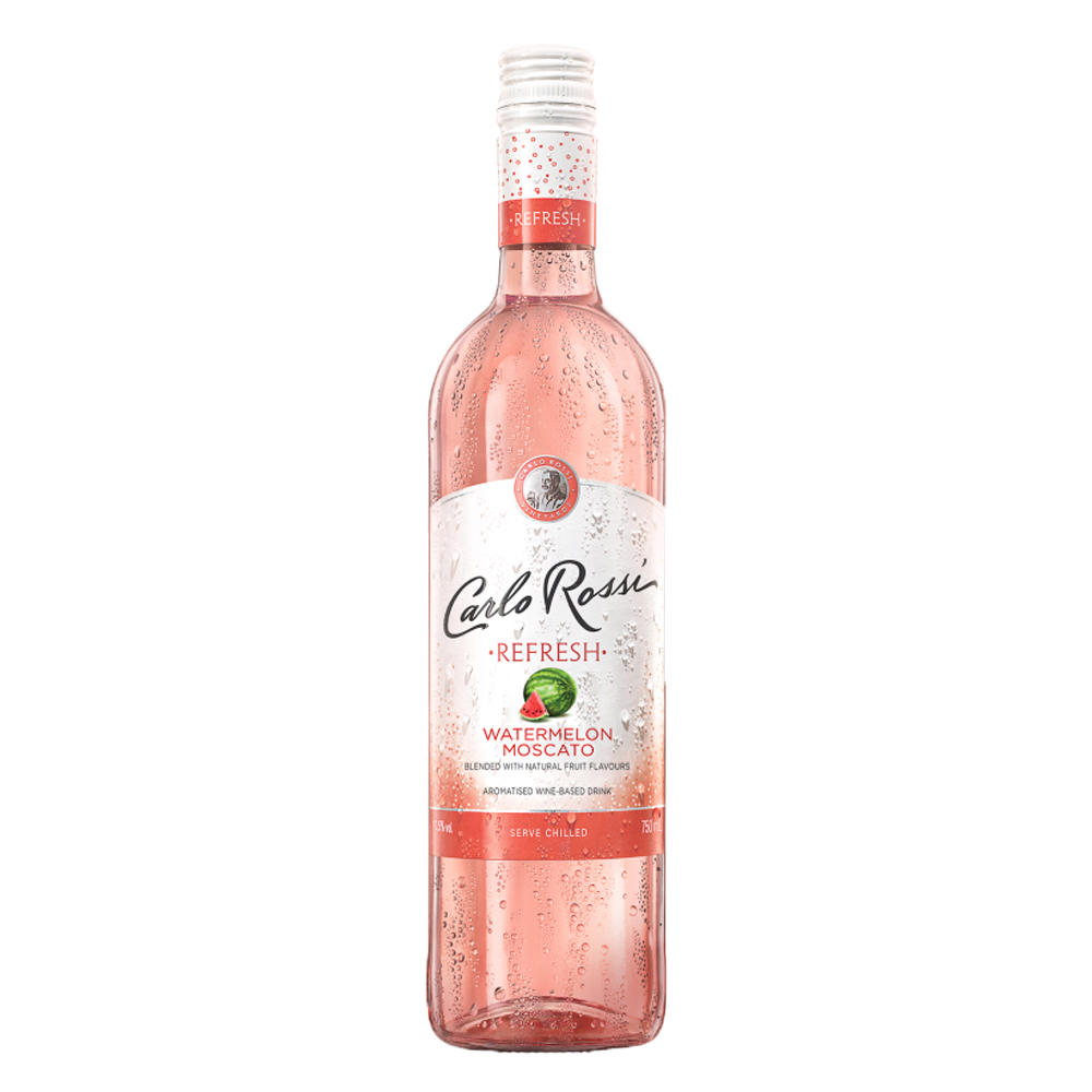 Wino Carlo Rossi Refresh Strawberry 10% różowe słodkie 750 ml