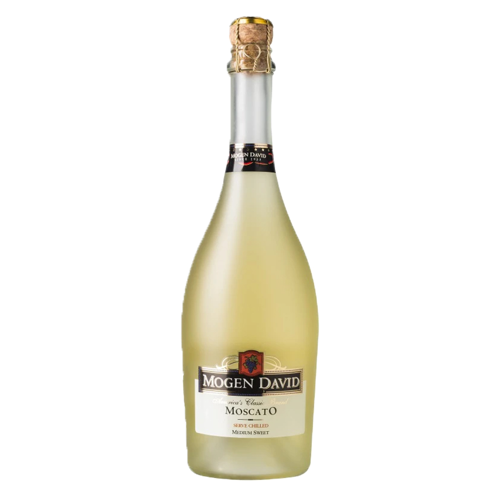 Wino musujące Mogen David Mscato 10% białe półsłodkie 750 ml