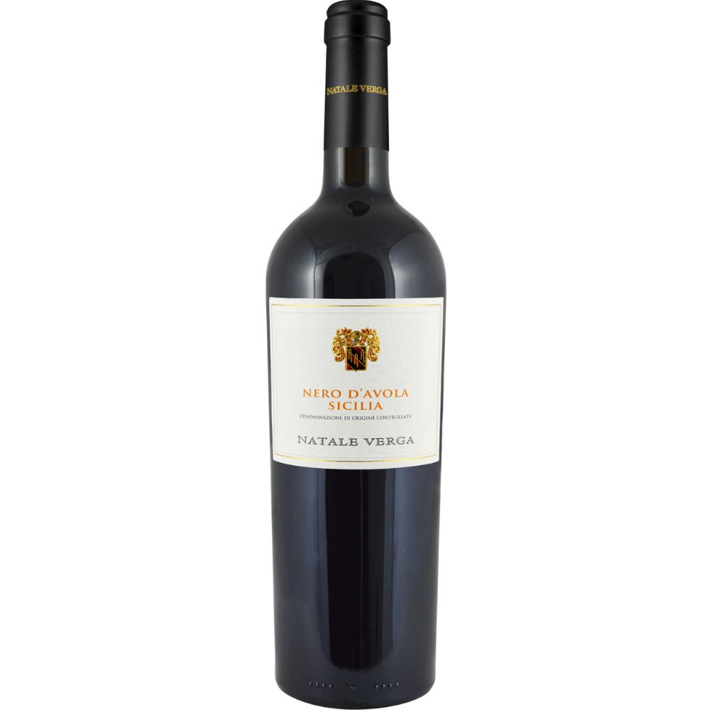 Wino Nero d'Avola Natale Verga DOC 12,5% czerwone wytrawne 750 ml