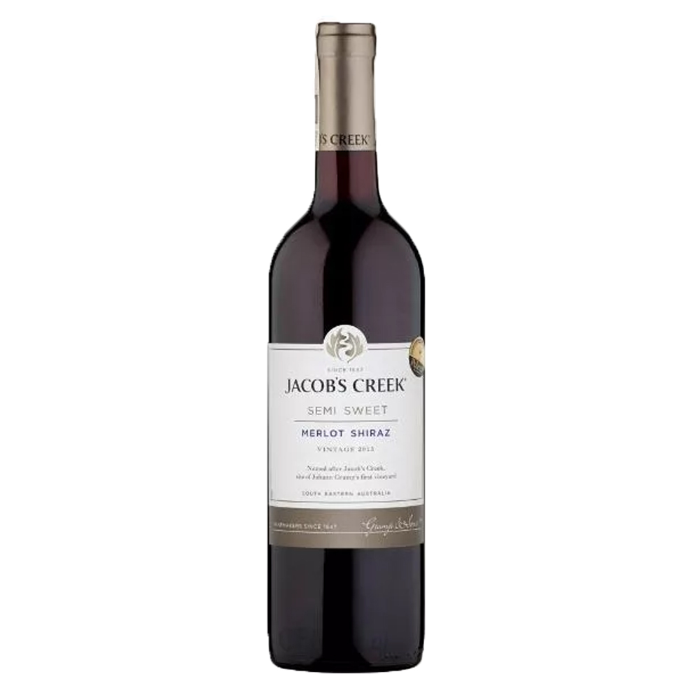 Wino Jacobs's Merlot Shiraz 11,7% czerwone półsłodkie 750 ml