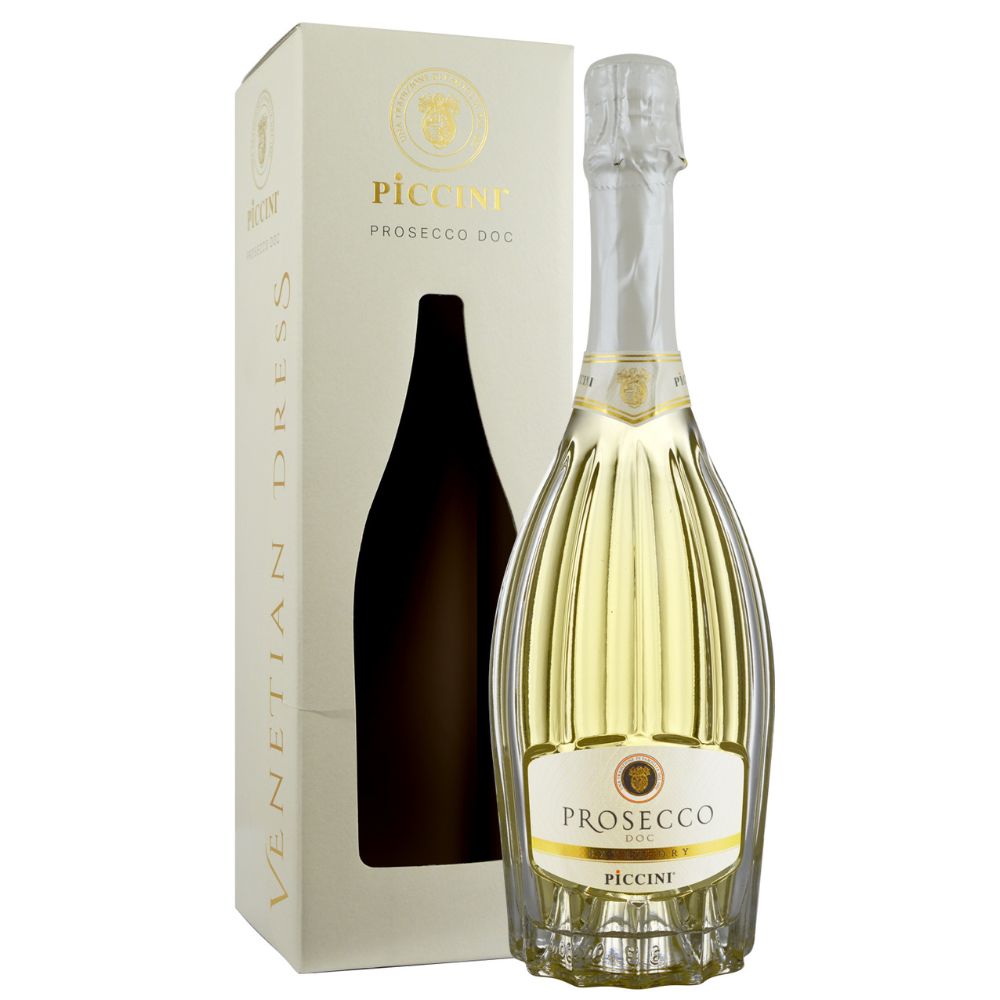 Wino Prosecco Spumante Extra Dry Piccini 12,5% białe wytrawne 750 ml