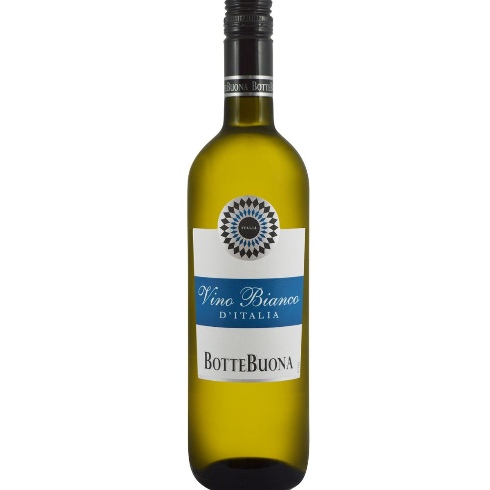 Wino Botte Buona Bianco 10,5% białe półwytrawne 750 ml