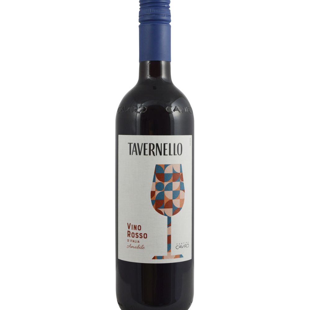 Wino Tavernello Rosso Amabile 10,5% czerwone półsłodkie 750 ml