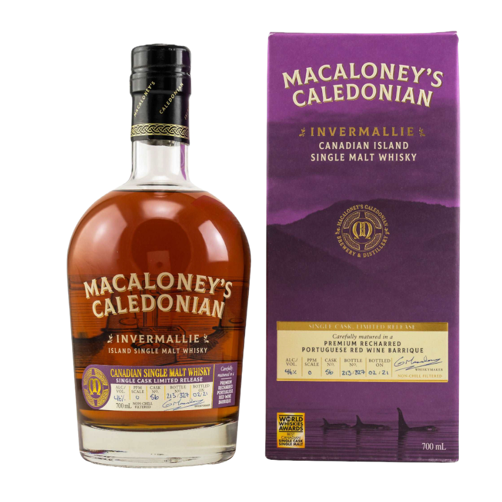 Whisky Macaloney Inver RedWine 46% 700 ml