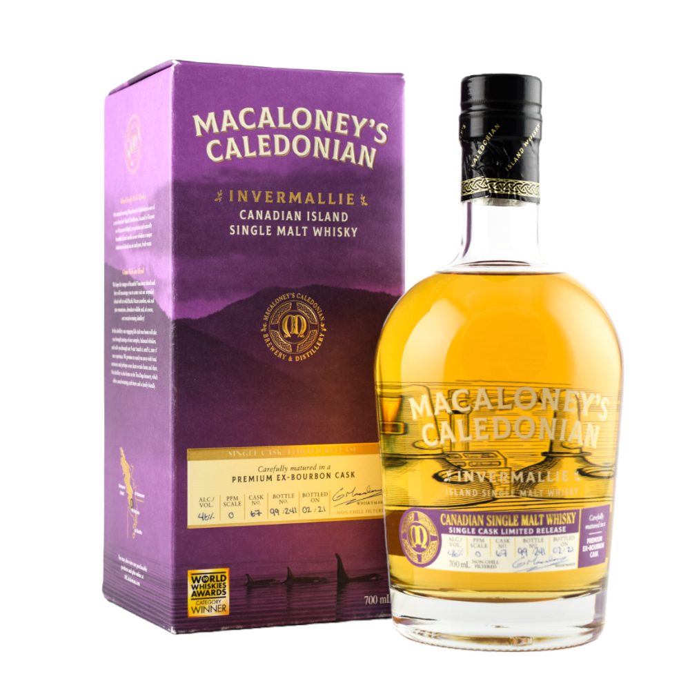 Whisky Macaloney Inver Bourb 46% 700 ml
