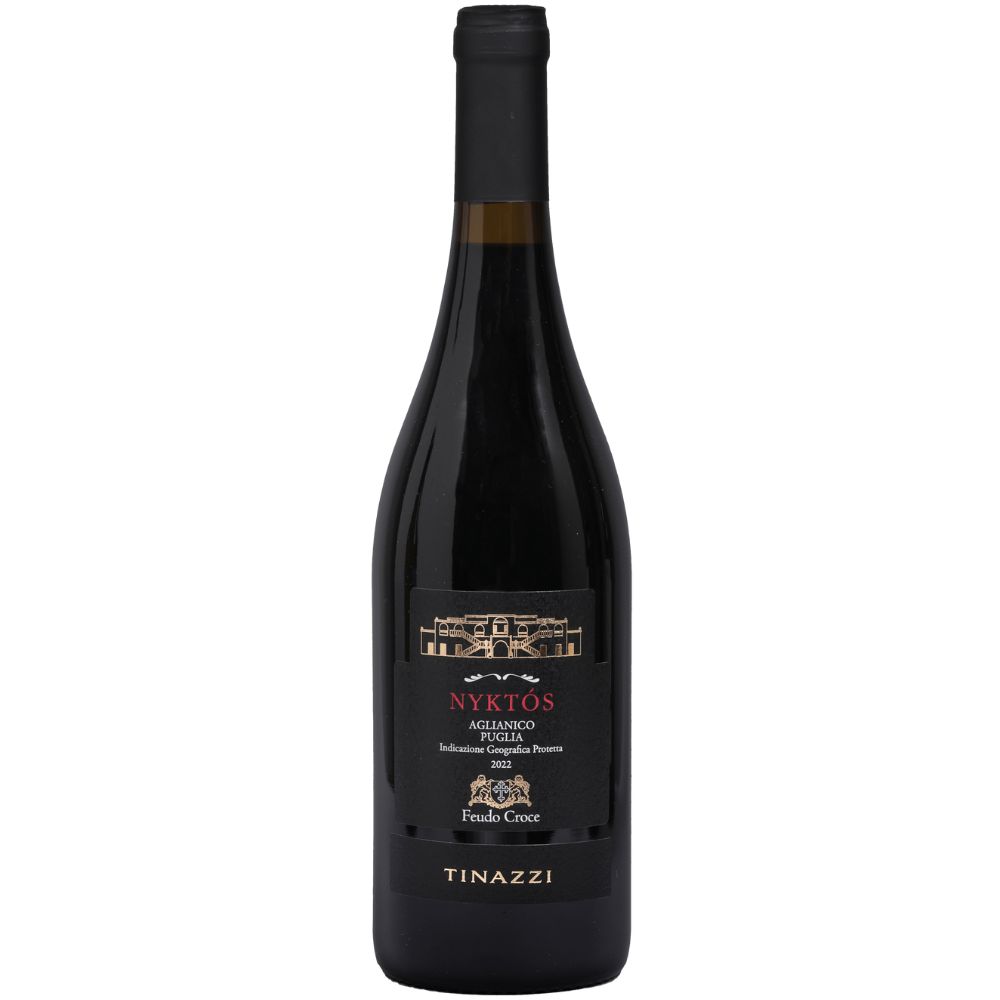 Wino Nyktos Puglia Aglianico 14% czerwone wytrawne 750 ml
