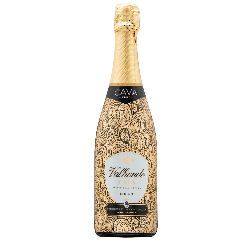 Wino Cava Valhondo Brut 11,5% białe wytrawne 750 ml