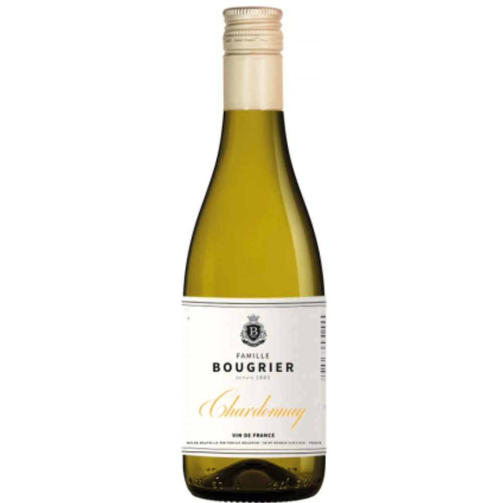 Wino Bougrier Chardonnay 12,5% białe wytrawne 250 ml