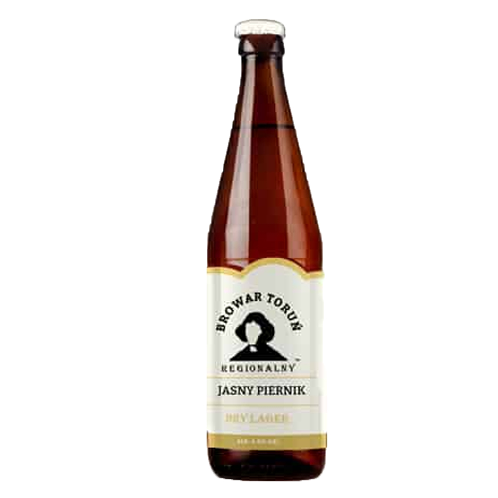 Piwo Browar Toruń Jasny Piernik Dry Lager 4% 500 ml