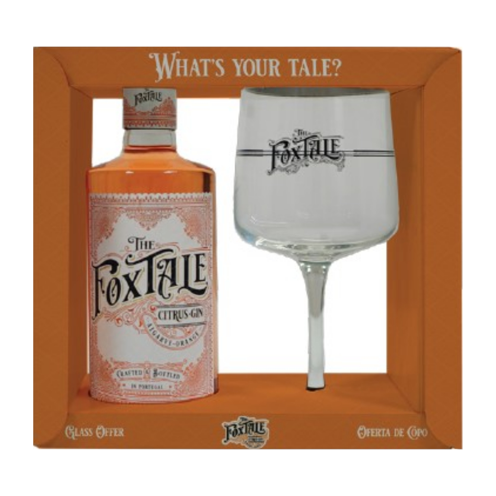 Gin Foxtale CITRUS 37,5% 700 ml + kieliszek