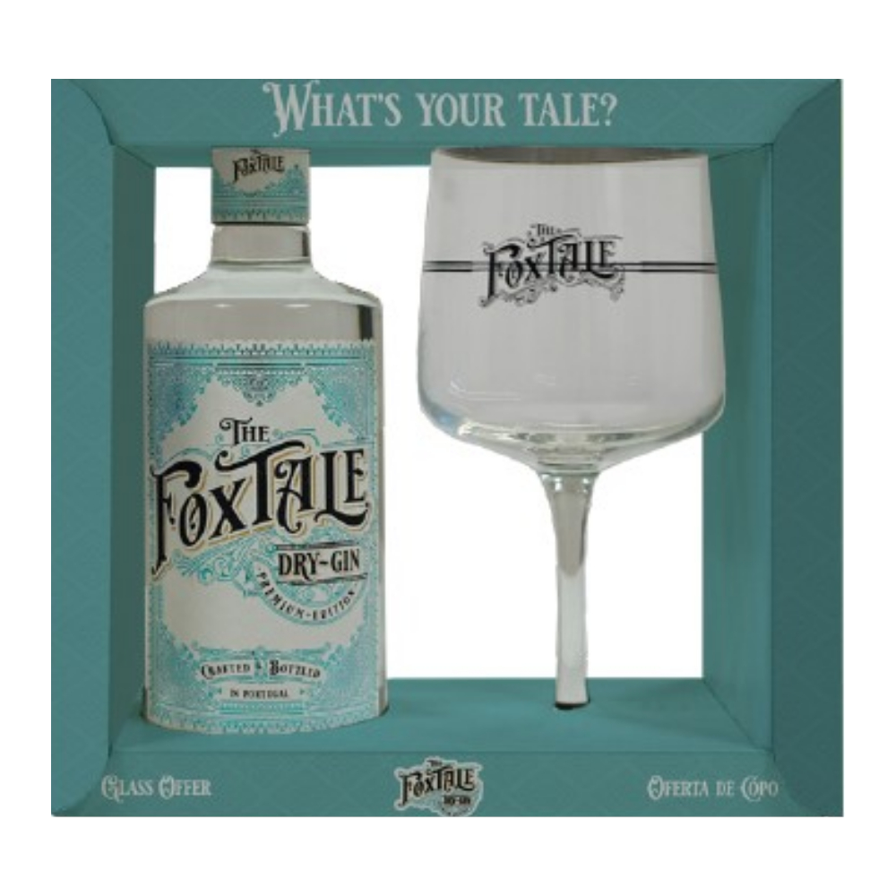 Gin Foxtale DRY 40% 700 ml + kieliszek