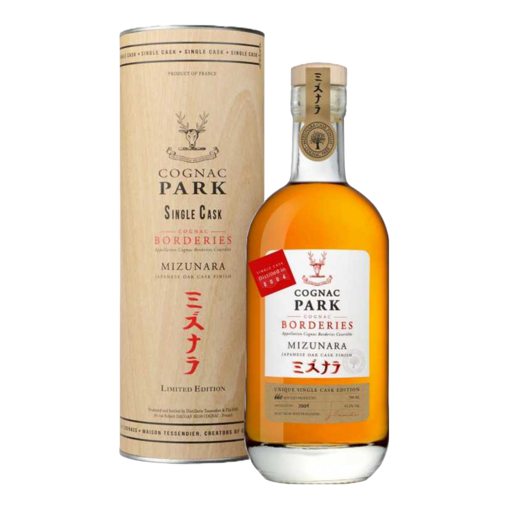 Koniak Park Borderies Mizunara Single Cask 2004 45,2% 700 ml tuba