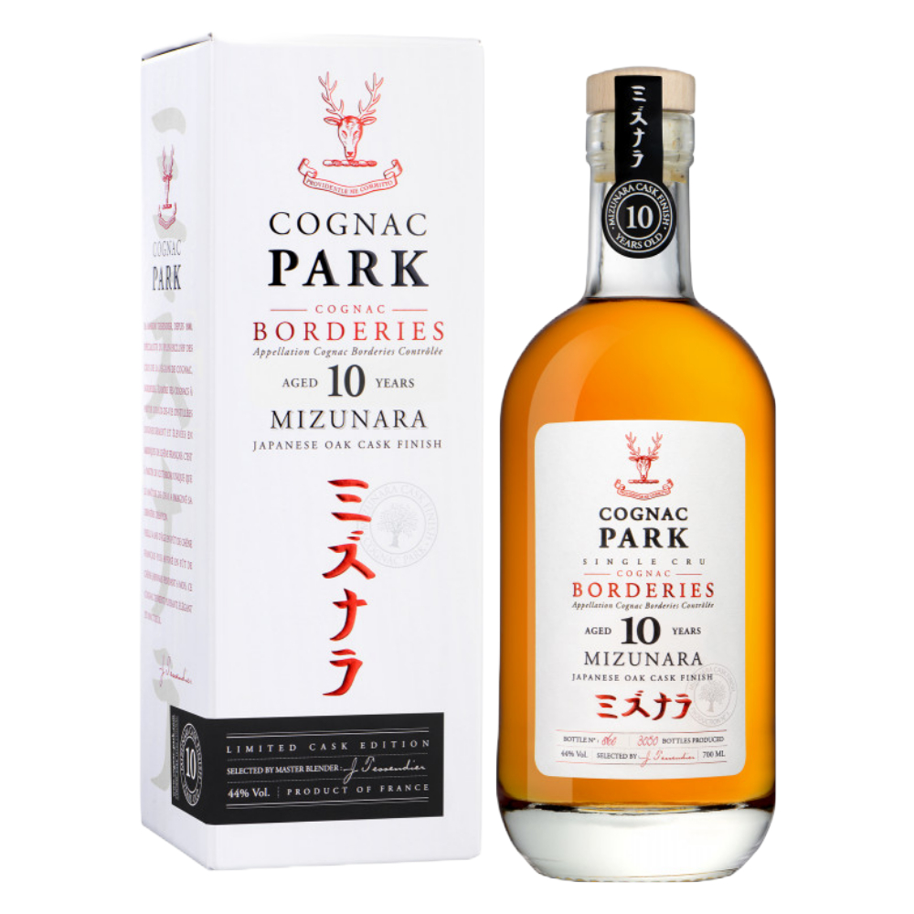 Koniak Park Borderies Mizunara 10 YO 44% 700 ml kartonik