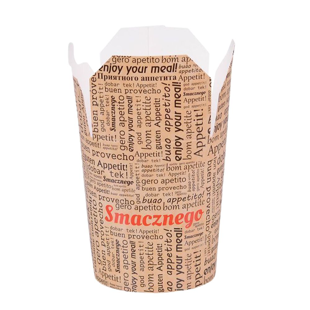 Kebab Box 750 ml Brązowe op. 50 szt.