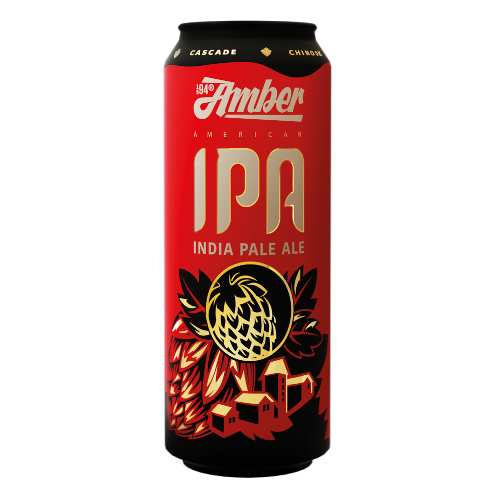 Piwo Amber IPA Puszka 5,7% 500 ml