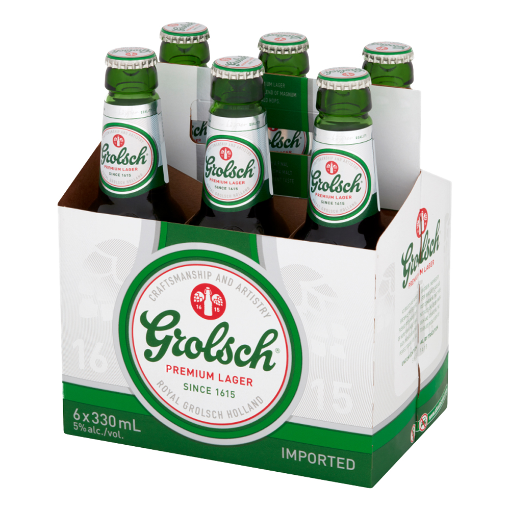 Piwo Grolsch 5% 6x330 ml