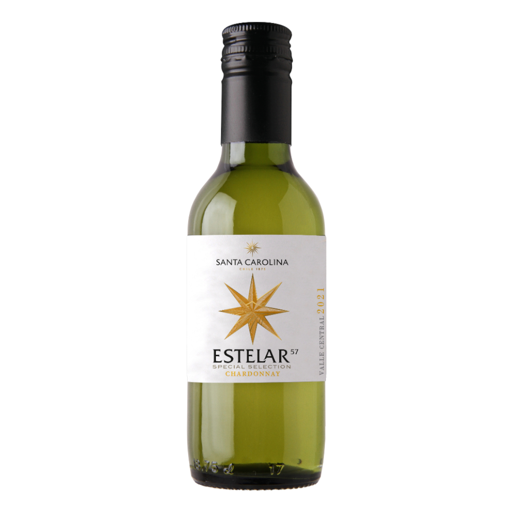 Wino Santa Carolina Estelar 57 Chardonnay 13,5% białe wytrawne 187 ml