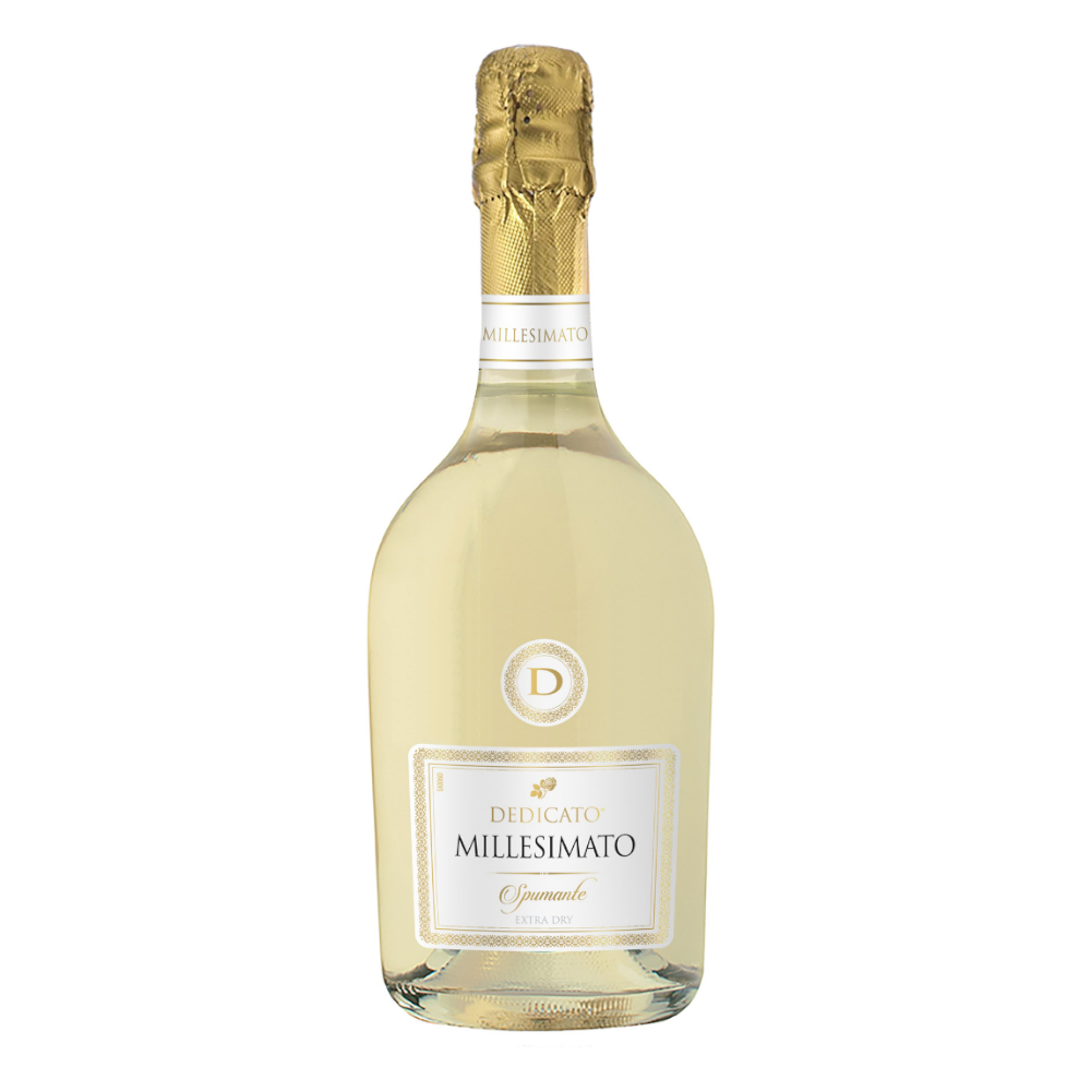 Wino Dedicato Millesimato Vino Spumante Extra Dry 11,5% białe półwytrawne 750 ml