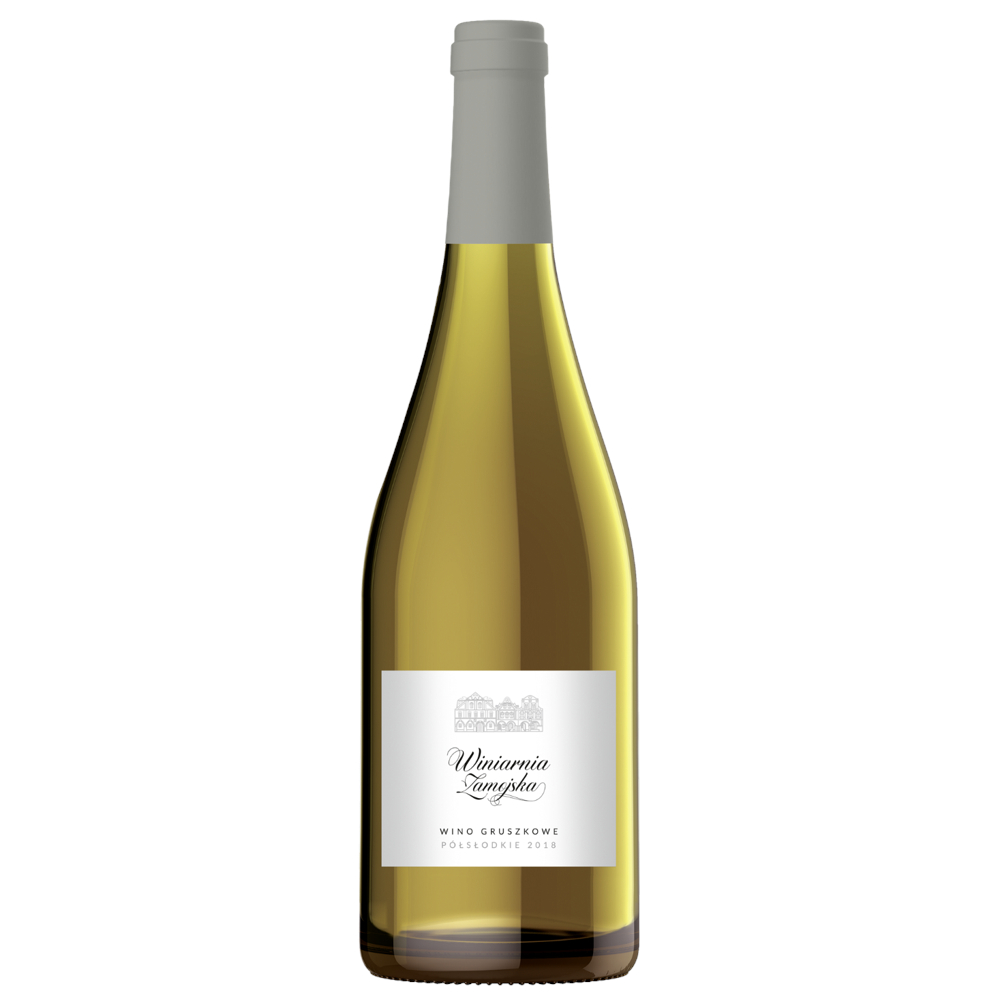 Wino Winiarnia Zamojska Gruszka 9% białe półsłodkie 750 ml