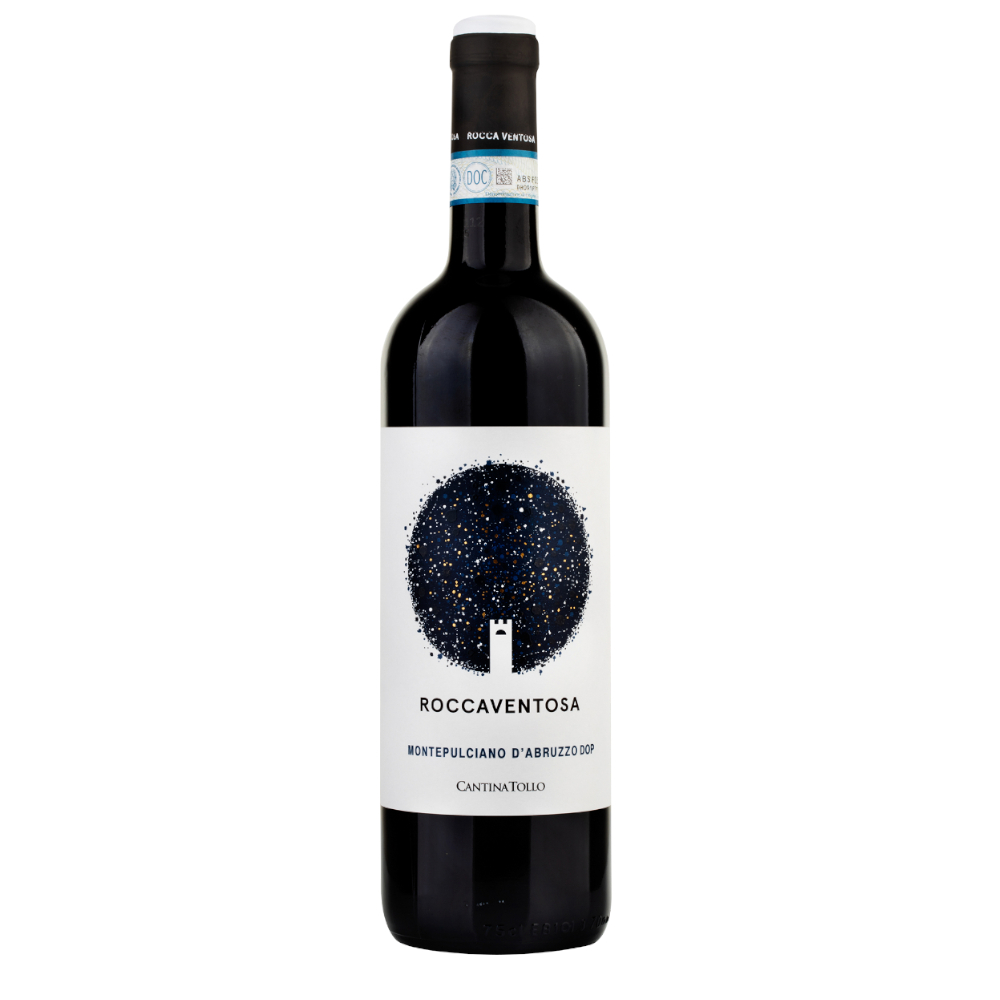 Wino Rocca Ventosa Doc Montepulciano D'Abruzzo 13% czerwone wytrawne 750 ml